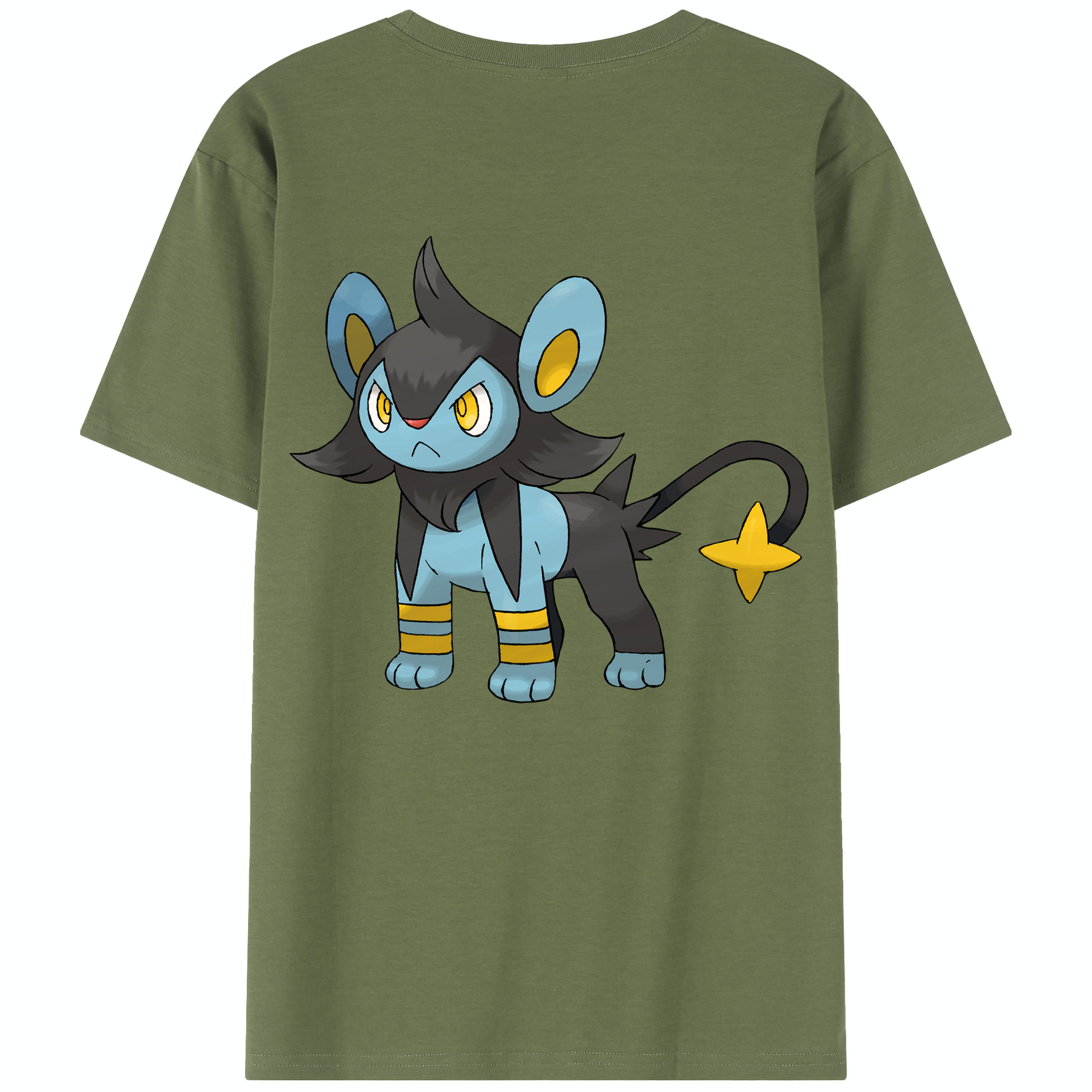 （画像用） ポケットモンスター Pokémon 綿100％半袖Tシャツ（背面プリント）